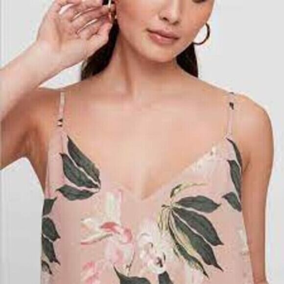 Aritzia Babaton Everly Floral Cami Blouse Top Womens Size XS Lined - Picture 3 of 8